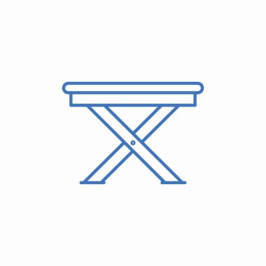 piknik tablosu işaret vektörü