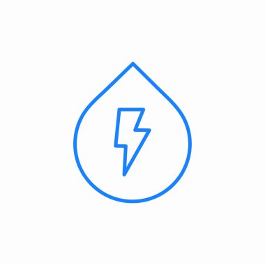 enerji bırakma simgesi işareti vektörü