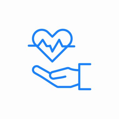 Yaşam simgesi işaret vektörünü kaydet