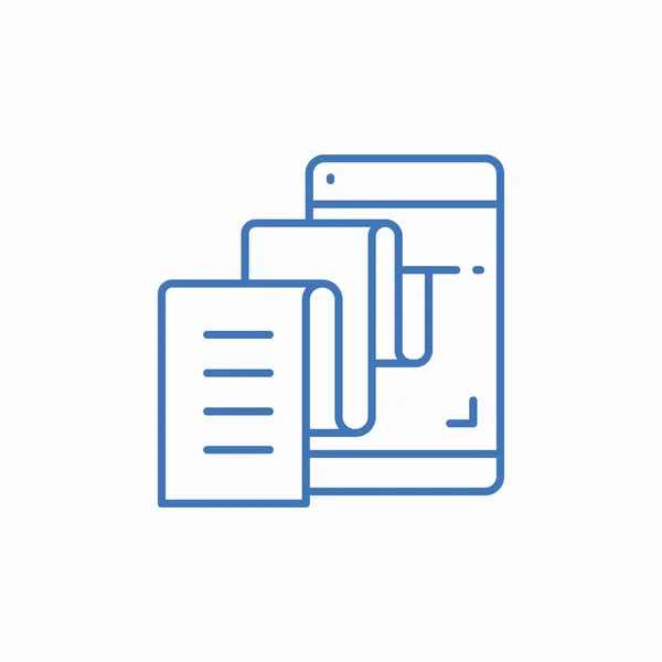 elektronik fatura simgesi işaret vektörü