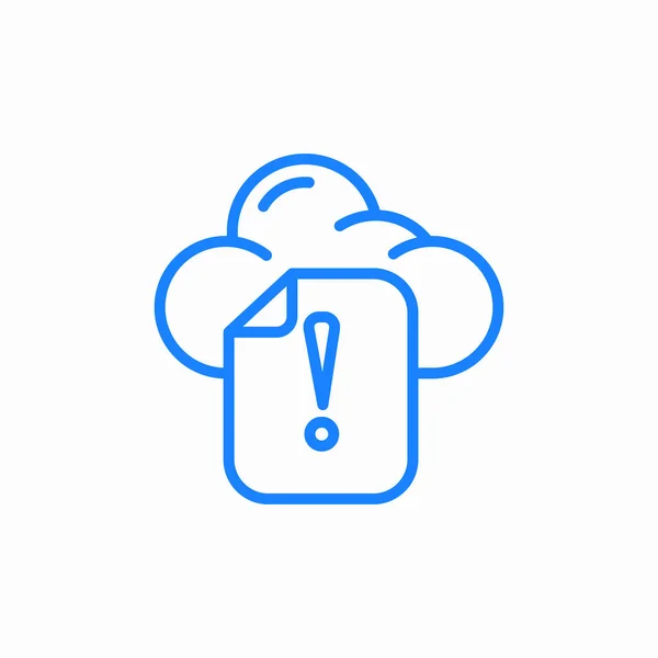 bulut bilgi simgesi işaret vektörü