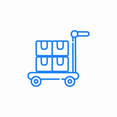 çoklu kutucuk tramvay simgesi işaret vektörü