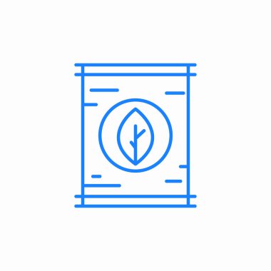 bio yakıt varili işaret vektörü