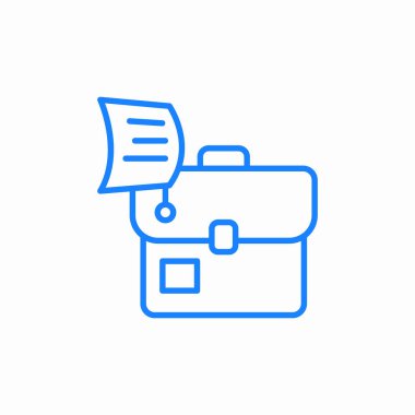 iş öneri simgesi imza vektörü