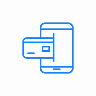 mobil ödeme simgesi işaret vektörü