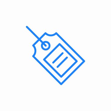 fiyat etiketi işaret vektörü