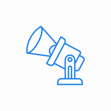 spot ışığı simgesi işaret vektörü