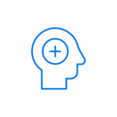 ruh sağlığı simgesi işaret vektörü