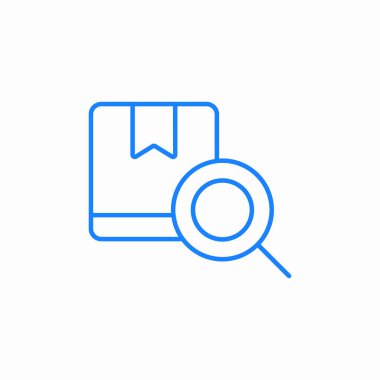 paket denetleme simgesi işaret vektörü