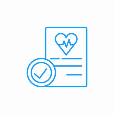 kalp raporu simge işaret vektörünü kontrol etti