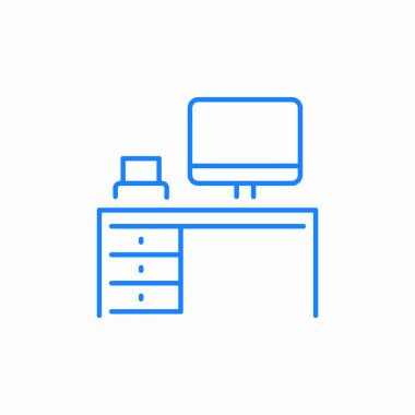 ofis masaüstü simgesi imzalama vektörü