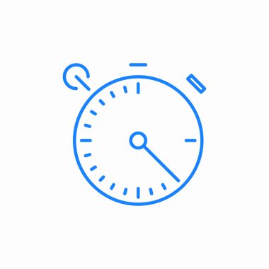 Zamanlayıcı kronometre simge işareti vektörü