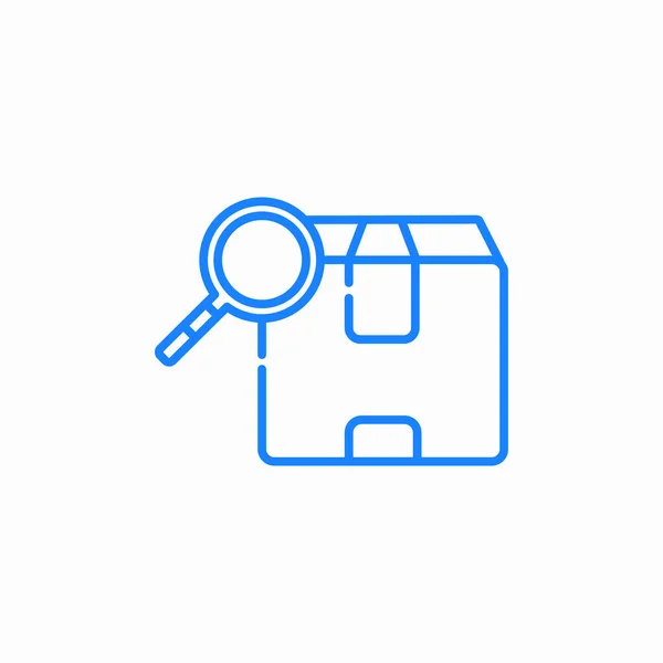 paket denetleme simgesi işaret vektörü