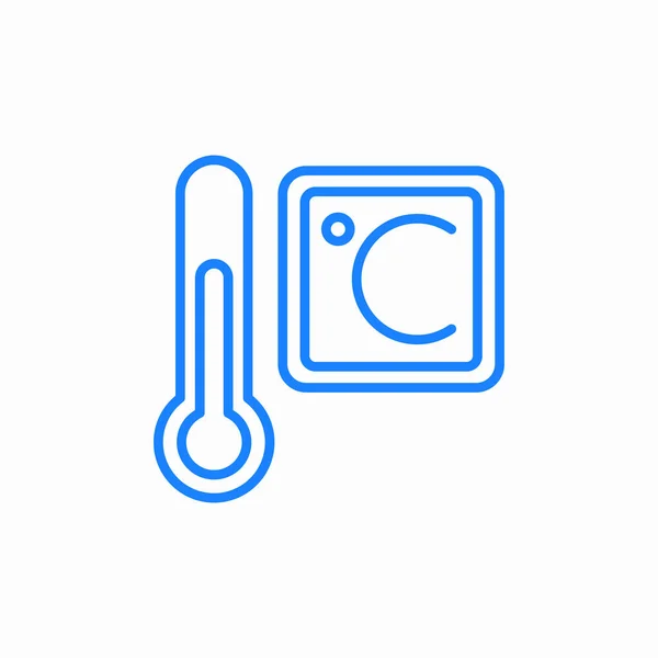 sıcaklık Celcius simgesi işaret vektörü