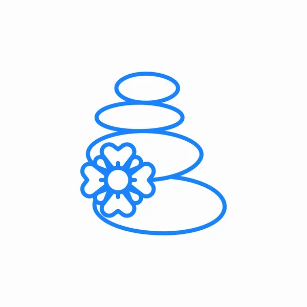 zen taşları simge işareti vektörü