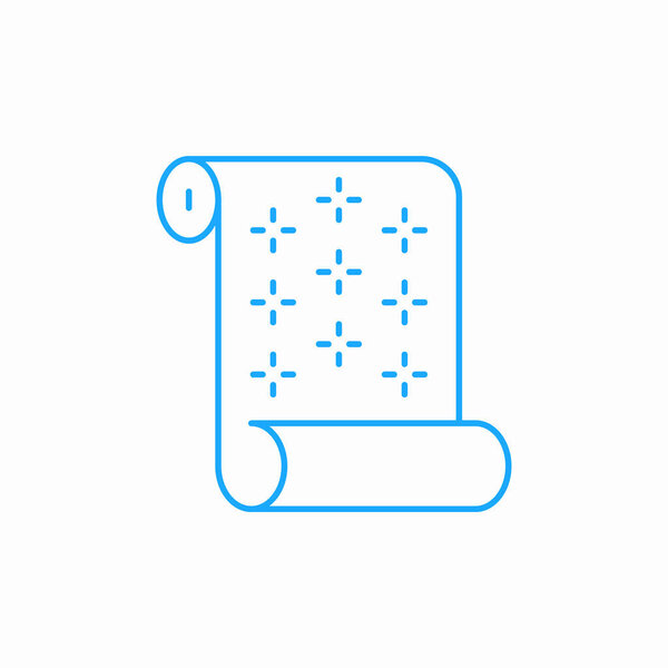 вектор значка рулона обоев