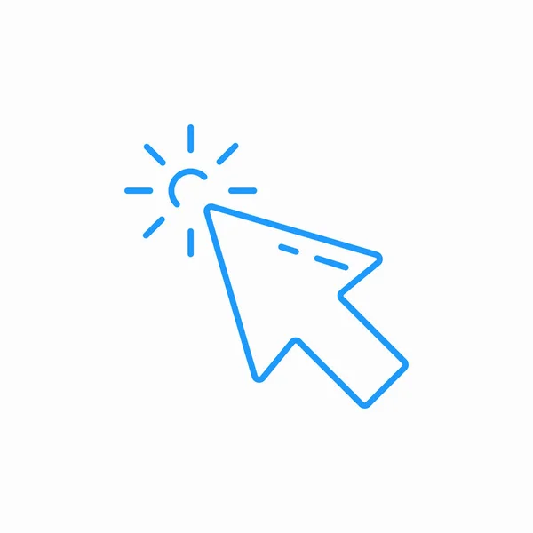 İmleç etkileşim simgesi işaret vektörüne tıklayın