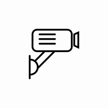 yatay çizgiler kamera simgesi vektörü