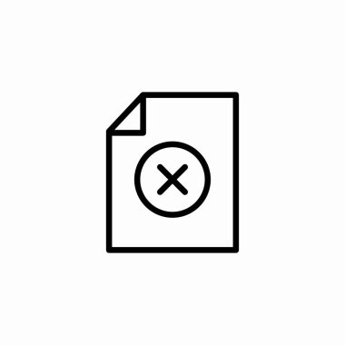 Dosya simgesi imzalama vektörünü sil