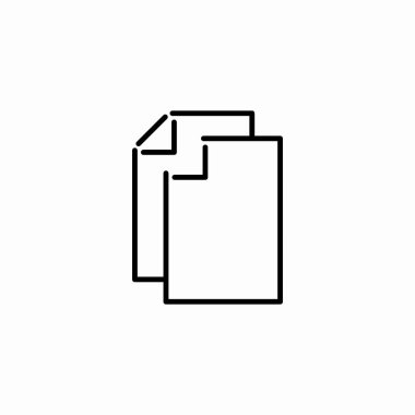 boş doküman simgesi imzalama vektörü