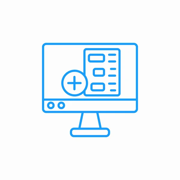 bilgisayar görev simgesi imzalama vektörü ekle