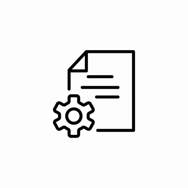 belge dişli ayarları simge işaret vektörü