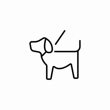 köpek tasması işaret vektörü