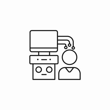 yapay zeka kullanıcı simgesi işaret vektörü