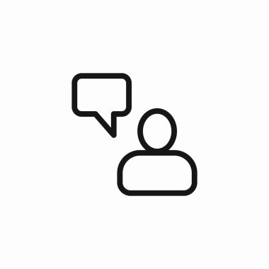 kullanıcı iletisi sohbet simgesi işaret vektörü