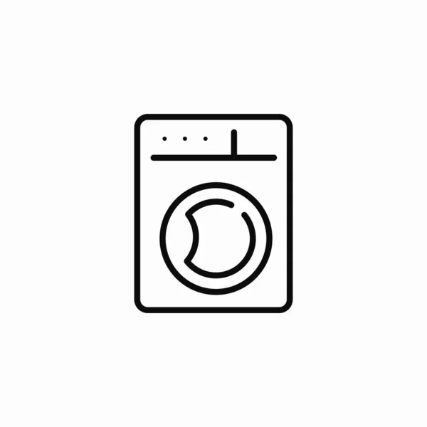 çamaşır makinesi döngü simgesi işareti vektörü