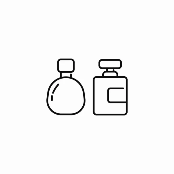 iki parfüm şişesi işaret vektörü