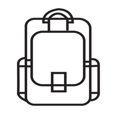 torba simgesi, vektör illüstrasyonu