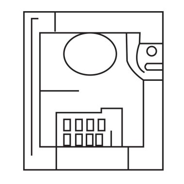 Ev planı simgesi, özet biçimi