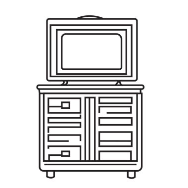 Mutfak dolabı simgesi, satır biçimi