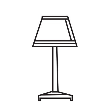 Lamba ikonu. Lambanın özet vektörü.