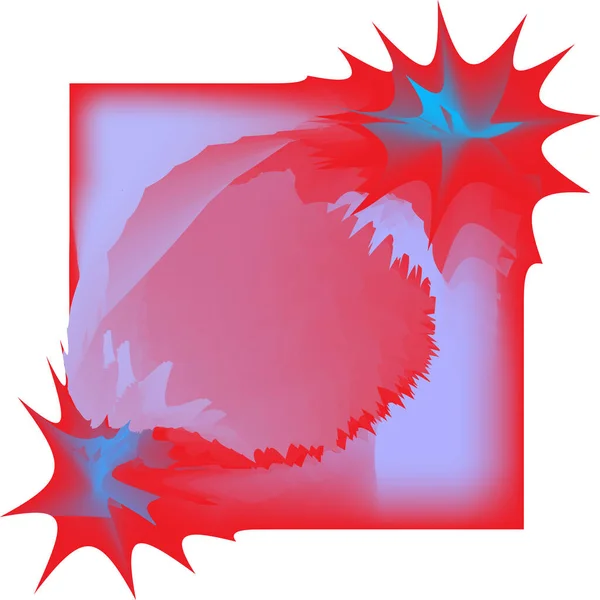 Kırmızı, yeşil ve kırmızı bir yıldızla.