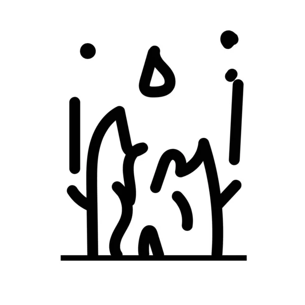 Siyah ve beyaz çizilmiş bir el çiziminin vektör çizimi