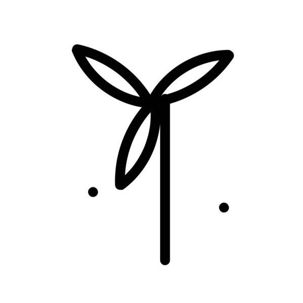 Kelebek vektörü ince çizgi simgesi