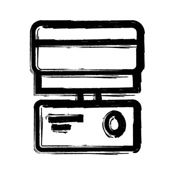 beyaz arkaplanda izole edilmiş kaset ikonu vektörü, mobil uygulama logosu konsepti, semboller. resim tasarımının ögeleri