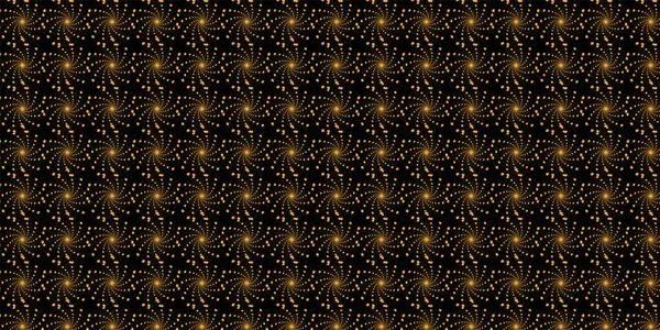 Soyut, dikişsiz çiçek desenli, siyah arka planda altın süslemeli. lüks altın dokular.