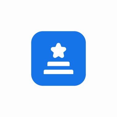 başarı kazanan simge işaret vektörü