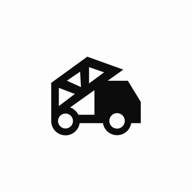 biniş merdiveni işaret vektörü