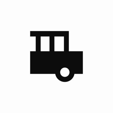 büyük araba simgesi işareti vektörü