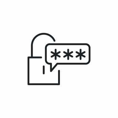 pad parola simgesi vektörünü kilitle