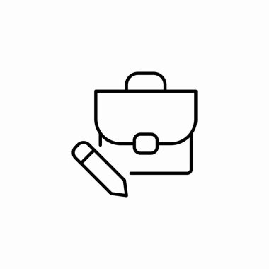 görev yazma simgesi vektörü