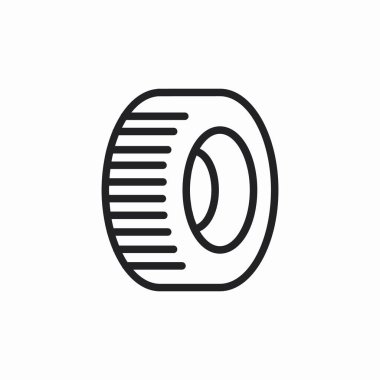 tekerlek çizgileri simgesi vektörü