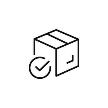 paket gönderme simgesi vektörü