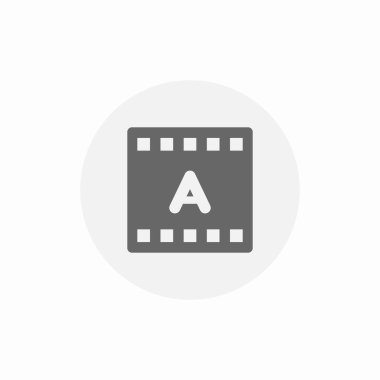 bir film simgesi işaret vektörü