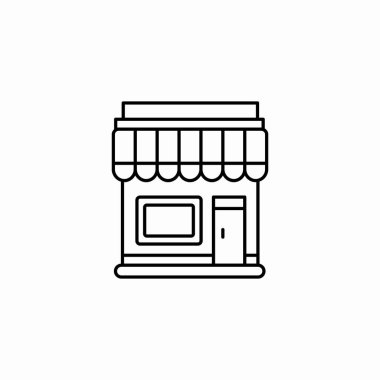 küçük yerel depolama simgesi işareti vektörü