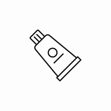 diş macunu kabı simgesi işaret vektörü